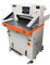 صناعي شبه آلي ورقي عملية قطع آلة 720mm يدوي ورقة إلى الأمام المزود
